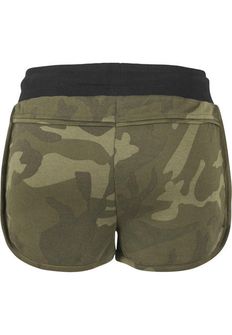 Urban Classics Camouflage Shorts, Olive Camo