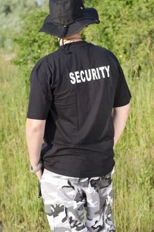 MFH T-Shirt mit Aufschrift Security, schwarz, 160g/m2