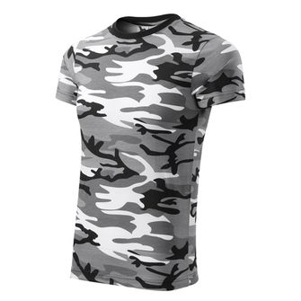 Malfini Camouflage Kurz-T-Shirt, grau, 160g/m2