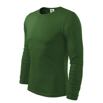 Malfini Fit-T langärmliges T-Shirt, grün, 160g/m2