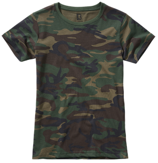 Brandit Damen-T-Shirt, woodland