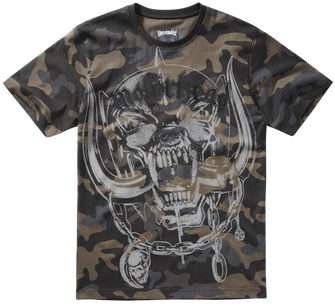 Brandit Motörhead T-shirt Warpig Druck, darkcamo