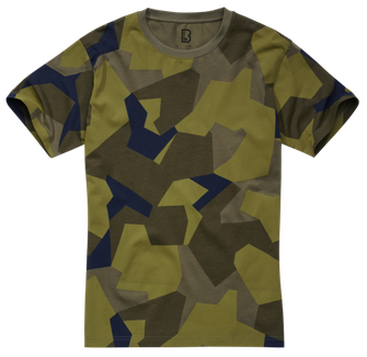 Brandit T-Shirt, schwedisch getarnt M90