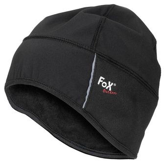 Fox Outdoor wasserdichte Softshell-Mütze, schwarz