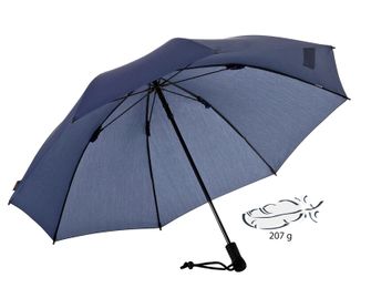 EuroSchirm Swing Liteflex robuster und unverwüstlicher Regenschirm, blau