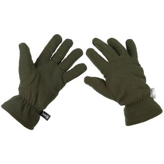MFH Fleece-Handschuhe mit 3M™ Thinsulate™ Isolierung, OD grün