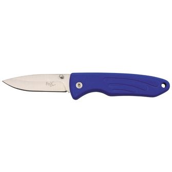 Fox Outdoor Messer Jack einhändig, blau, TPR-Griff