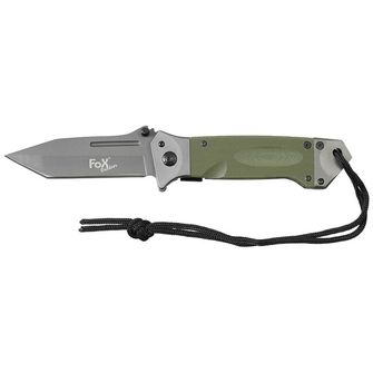 Fox Outdoor Messer Jack einhändig, OD grün, Griff G10