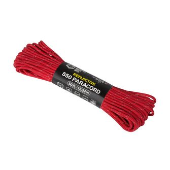 Helikon-Tex 550 Paracord reflektierend (50ft) - rot
