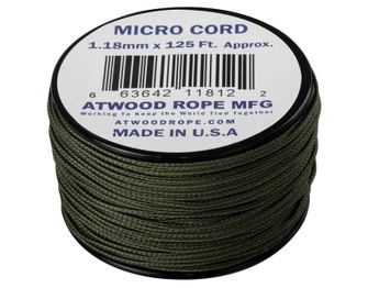 Helikon-tex Micro Cord 125FT Paracord, 37,5 Meter, olive drab