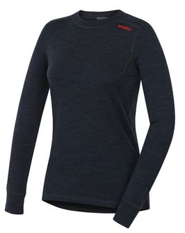 Husky Damen Merino-Sweatshirt Aron L schwarz blau