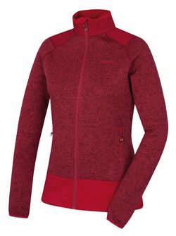 Husky Damen-Fleece-Pullover mit Reißverschluss Alan dunkelviolett