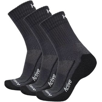 HUSKY Active 3er-Pack Socken, Schwarz