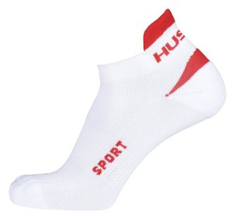Husky Socken Sport weiß/rot