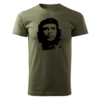 DRAGOWA Kurz-T-Shirt Che Guevara, olivgrün 160g/m2