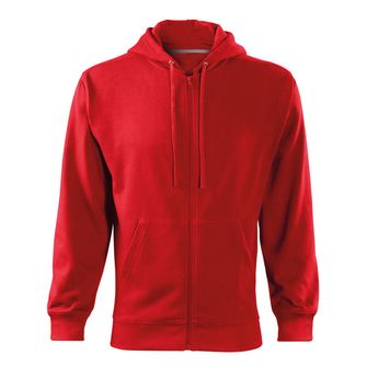 Malfini Trendy zipper Herren-Sweatshirt, rot, 300g/m2