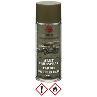 MFH Armee-Sprühfarbe, WH KHAKI DRAB, matt, 400 ml