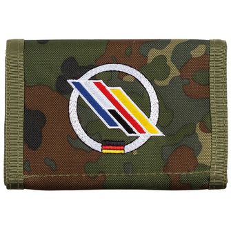 MFH Brieftasche mit D/F-Brigade-Logo, BW-Tarnfarbe