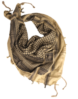 Mil-tec Arafat-Halstuch khaki-schwarz, 110 x 110cm