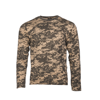 Mil-tec langärmliges Baumwoll-T-Shirt, AT-digital
