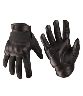 Mil-tec taktische Handschuhe Leder/Kevlar, schwarz