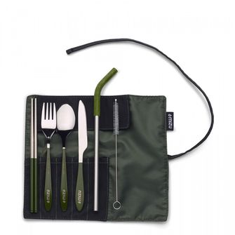 Mizu Camping-Besteck-Set Urban Cutlery Camping-Besteck-Set, army green