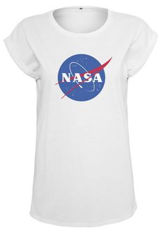 NASA Damen-T-Shirt Insignia, weiß