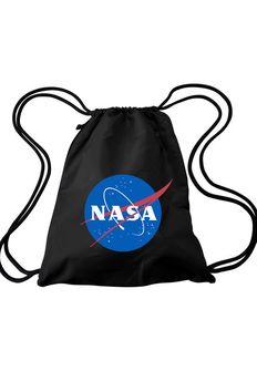 NASA Gym Sporttasche, schwarz