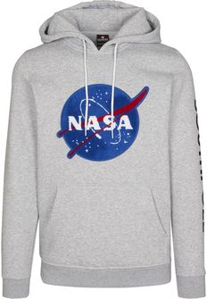 NASA Southpole Insignia Logo Herrensweatshirt mit Kapuze, grau