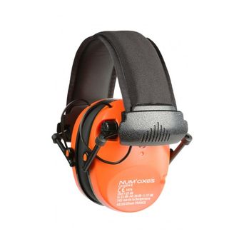 NUM´AXES elektronische Gehörschützer CAS1034, orange Schwarz