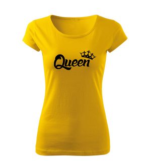 DRAGOWA Damen Kurzshirt queen, gelb 150g/m2