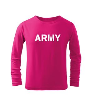 DRAGOWA Kinder Langarmshirt Army, rosa