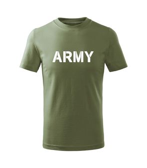 DRAGOWA Kinder Kurzarmshirt Army, olivgrün