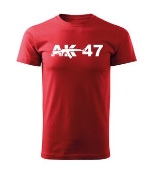 DRAGOWA Kurz-T-Shirt ak47, rot 160g/m2