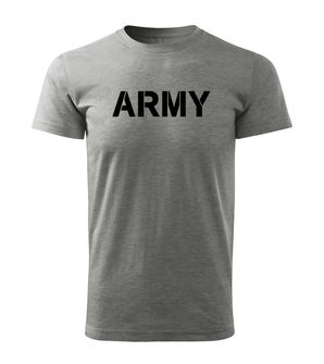 DRAGOWA Kurz-T-Shirt Army, grau 160g/m2