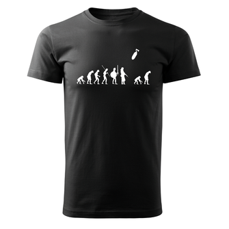 DRAGOWA Kurz-T-Shirt Evolution, schwarz 160g/m2