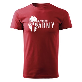 DRAGOWA Kurz-T-Shirt spartan army, rot 160g/m2