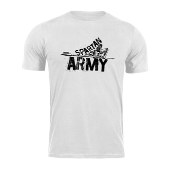 DRAGOWA Kurz-T-Shirt spartan army Nabis, weiss 160g/m2