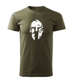 DRAGOWA Kurz-T-Shirt spartan, oliv 160g/m2