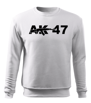 DRAGOWA Herren-Sweatshirt AK-47, weiß 300g/m2