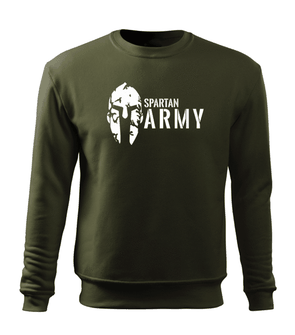 DRAGOWA Herren-Sweatshirt spartan army, olivgrün 300g/m2