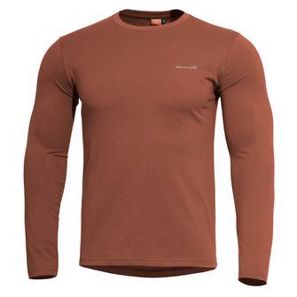 Pentagon Ageron 2.0 T-Shirt mit langen Ärmeln, maroon red