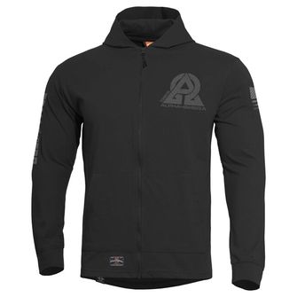 Pentagon-Reißverschluss-Sweatshirt Agis Instructor Zero, 165g/m2, schwarz
