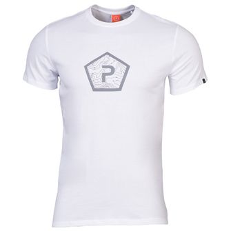 Pentagon Shape-T-Shirt, weiß