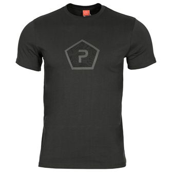 Pentagon Shape-T-Shirt, schwarz