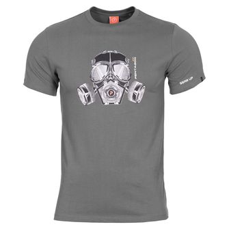 Pentagon Gas Mask-T-Shirt, Wolf Grey