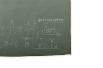 Pinguin Micro Handtuch Karte 75 x 150 cm, Grau