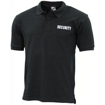 MFH Poloshirt Security mit kurzen Ärmeln, schwarz
