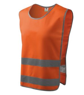 Rimeck Classic Safety Vest Warnschutzweste, Fluoreszierend Warnorange