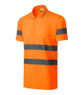 Rimeck HV Runway Warnsicherheits-Poloshirt, Fluoreszierend Warnorange